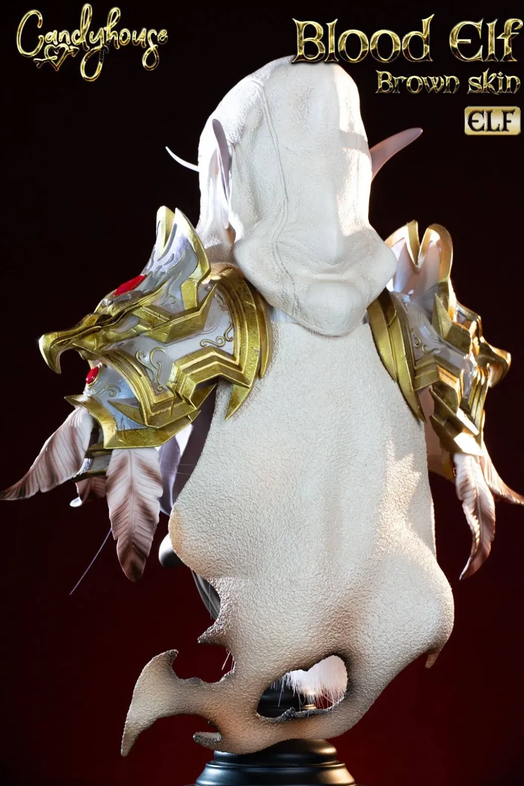 1/3 Scale Lady Sylvanas Windrunner Bust Statue - World of Warcraft Resin Statue - CandyHouse Studio