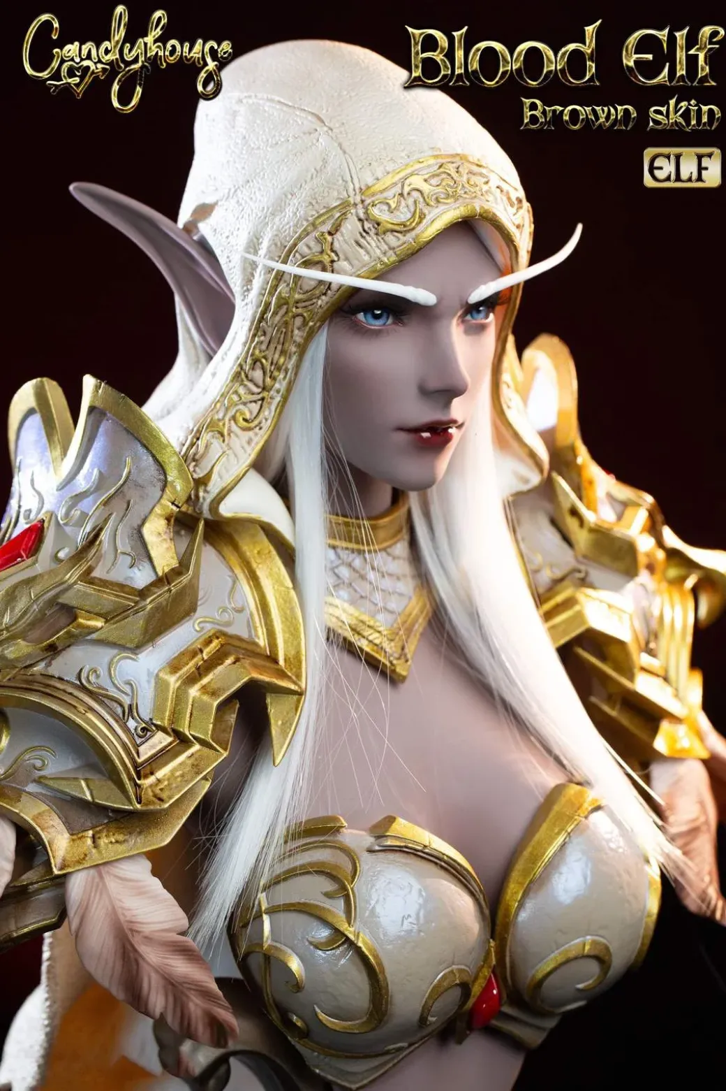 1/3 Scale Lady Sylvanas Windrunner Bust Statue - World of Warcraft Resin Statue - CandyHouse Studio