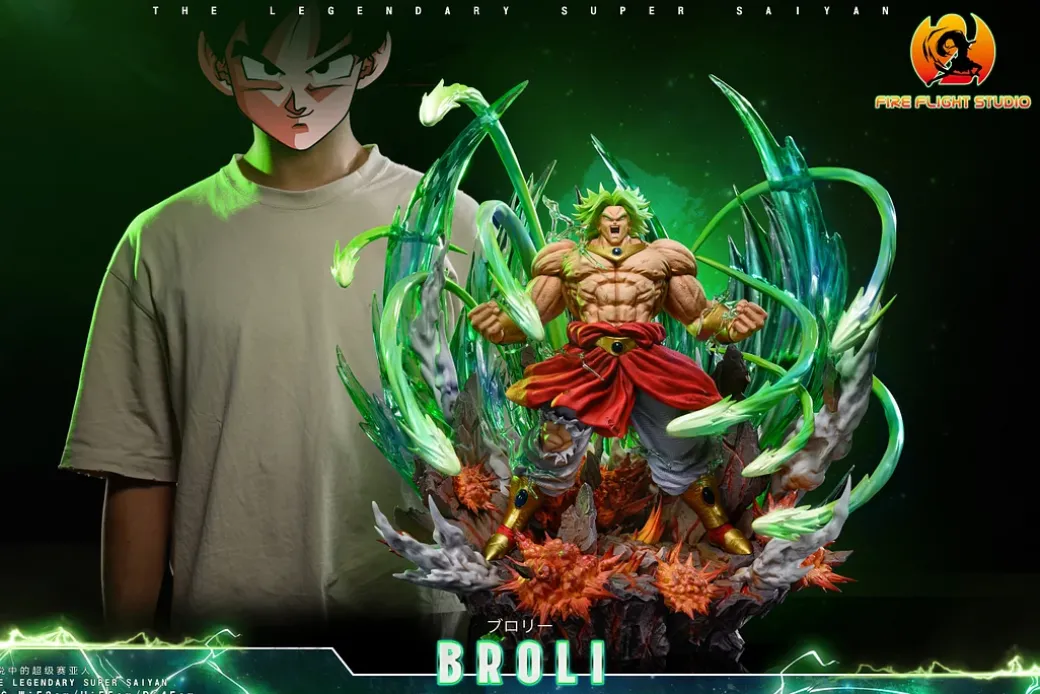 1/6 Scale Legendary Super Saiyan Broly with LED - Dragon Ball Resin Staue - Fire Flight Studio