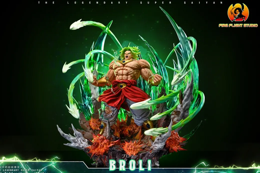 1/6 Scale Legendary Super Saiyan Broly with LED - Dragon Ball Resin Staue - Fire Flight Studio