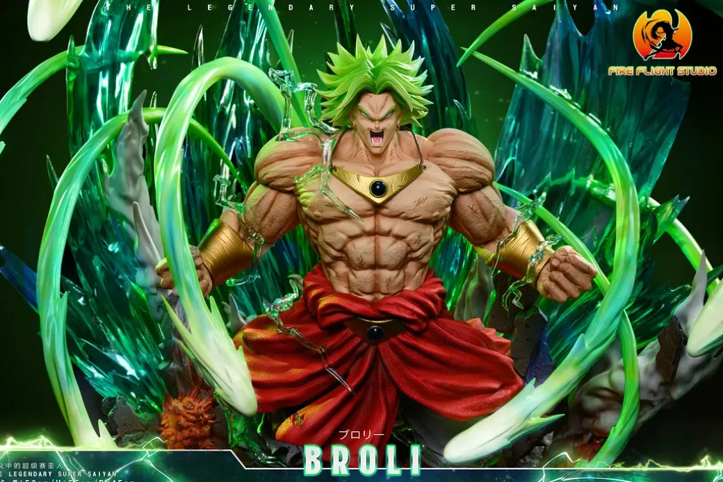1/6 Scale Legendary Super Saiyan Broly with LED - Dragon Ball Resin Staue - Fire Flight Studio