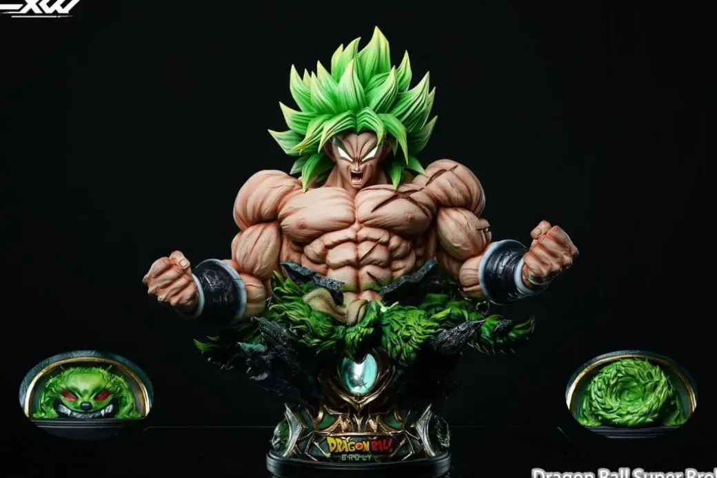 1/4 Scale Legendary Super Saiyan Broly with LED - Dragon Ball Resin Statue - FXW Studio
