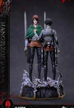 1/6 Scale Levi Ackerman & Hange Zoe - Attack on Titan Resin Statue - LC-Studios