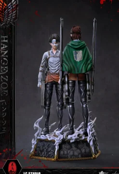 1/6 Scale Levi Ackerman & Hange Zoe - Attack on Titan Resin Statue - LC-Studios