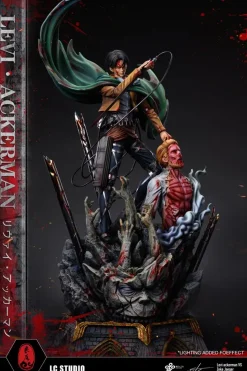 1/6 Scale Levi Ackerman carrying Zeke Yeager - Attack On Titan Resin Statue - LC-Studios