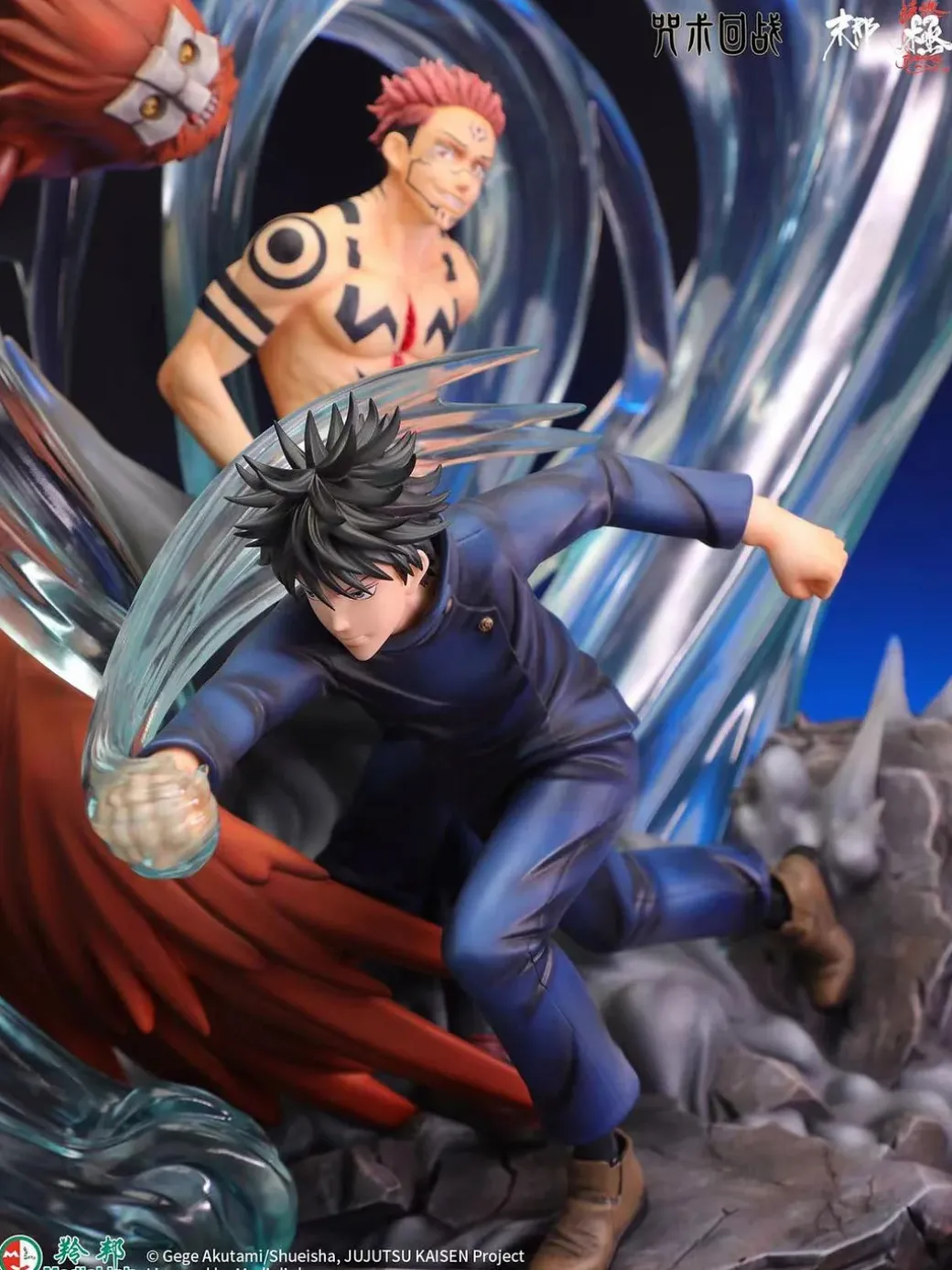 1/6 Scale Licensed First Battle of Megumi Fushiguro VS Ryomen Sukuna - Jujutsu Kaisen Resin Statue - MoNaHunRan Studio