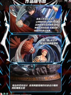 1/6 Scale Licensed First Battle of Megumi Fushiguro VS Ryomen Sukuna - Jujutsu Kaisen Resin Statue - MoNaHunRan Studio