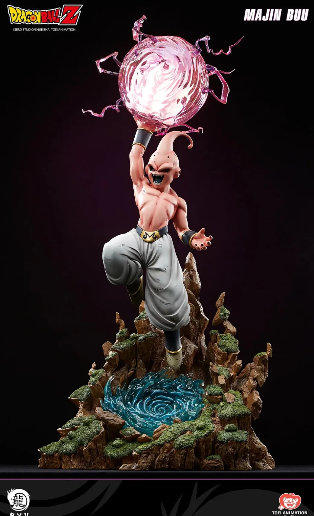 1/4 Scale Licensed Majin Buu with LED - Dragon Ball Resin Statue - RYU Studios