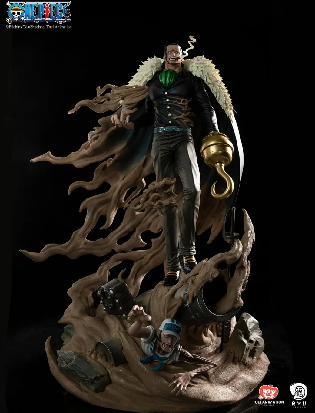 1/6 Scale Licensed Marineford Arc Crocodile - ONE PIECE Resin Statue - RYU Studios