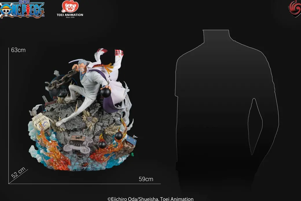 1/6 Scale Licensed Monkey D. Garp - ONE PIECE Resin Statue - WuJi Studios