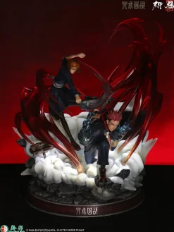1/6 Scale Licensed Yuji Itadori & Nobara Kugisaki with LED - Jujutsu Kaisen Resin Statue - MoNaHunRan Studio