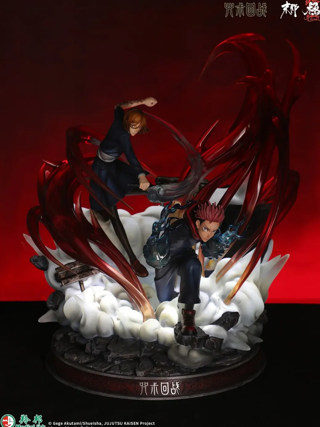 1/6 Scale Licensed Yuji Itadori & Nobara Kugisaki with LED - Jujutsu Kaisen Resin Statue - MoNaHunRan Studio