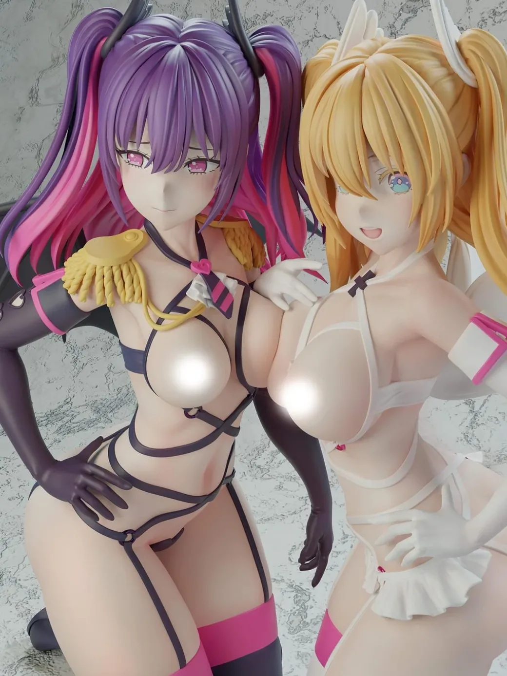 1/6 Scale Lilysa Amano & Mikari Tachibana - 2.5 Dimensional Seduction Statue - Whale Studio