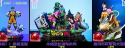 1/6 Scale Little Son Goku & Bulma with LED - Dragon Ball Resin Statue - TZT Studio