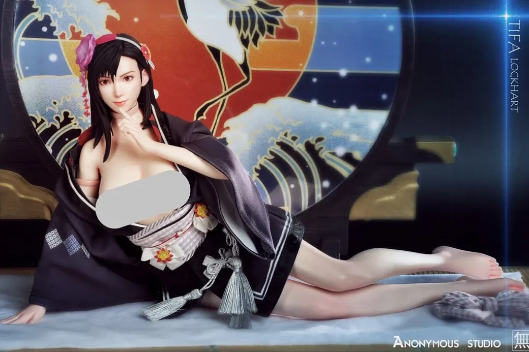 1/4 Scale Lockhart Tifa with LED - (FF7) Final Fantasy VII Resin Statue - Anonymous Studios