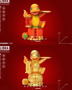 1/2 Scale Lucky Charmander - Pokemon Resin Statue - LIBRA Studios