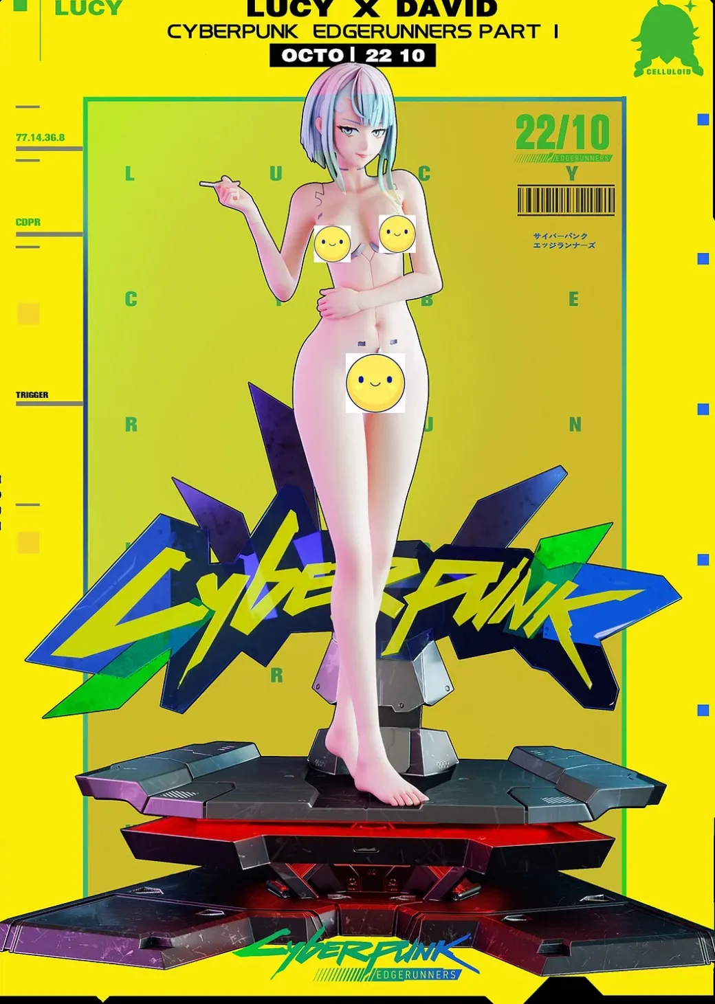 1/6 Scale Lucyna Kushinada - Cyberpunk: Edgerunners Resin Statue - Celluloid Studio
