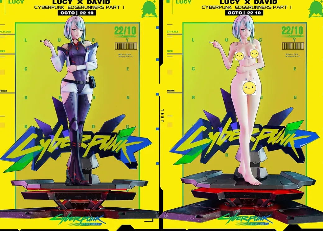 1/6 Scale Lucyna Kushinada - Cyberpunk: Edgerunners Resin Statue - Celluloid Studio