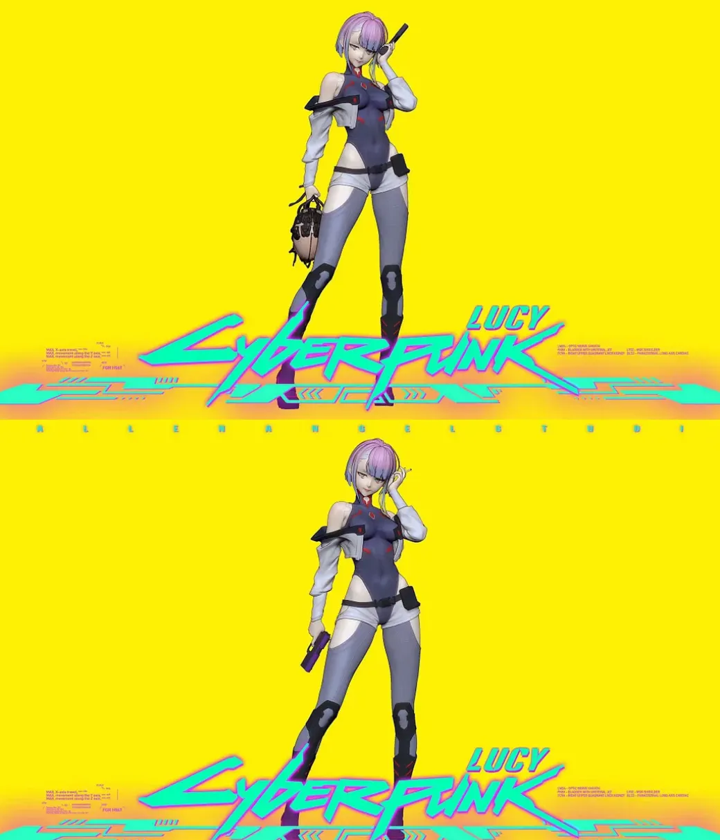 1/6 Scale Lucyna Kushinada with LED - Cyberpunk: Edgerunners Resin Statue - Fallen Angel Studio