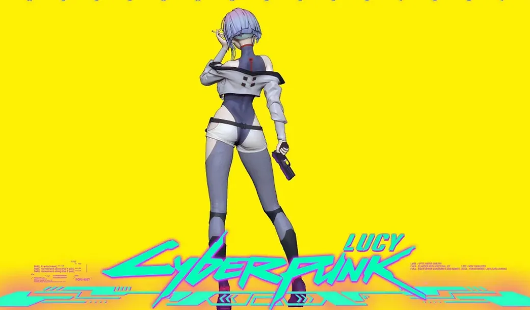1/6 Scale Lucyna Kushinada with LED - Cyberpunk: Edgerunners Resin Statue - Fallen Angel Studio