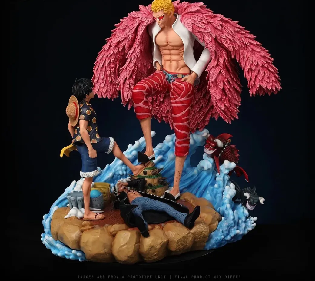 1/6 Scale Luffy vs Donquixote Doflamingo - ONE PIECE Resin Statue - AW Studios