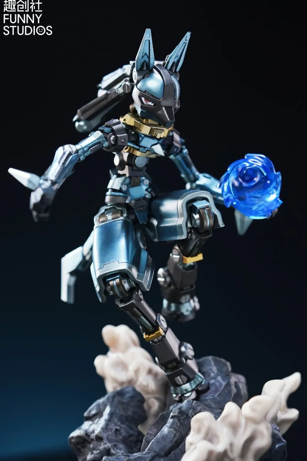1/8 Scale Machine Lucario - Pokemon Resin Statue - Funny Studios