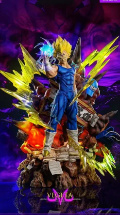 1/6 Scale Majin Vegeta with LED - Dragon Ball Resin Statue - Du-Studio