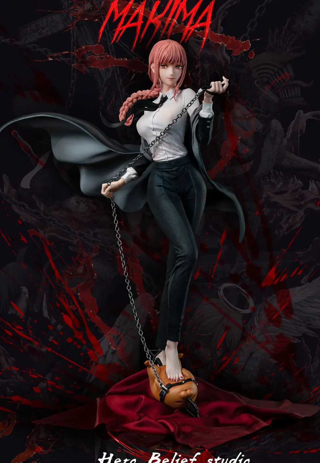1/4 Scale Makima - Chainsaw Man Resin Statue - Hero Belief Studios