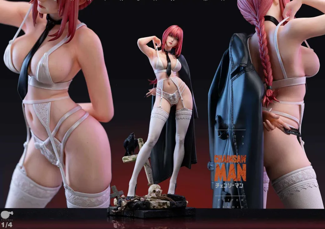 1/4 Scale Makima - Chainsaw Man Resin Statue - Puffer Studio