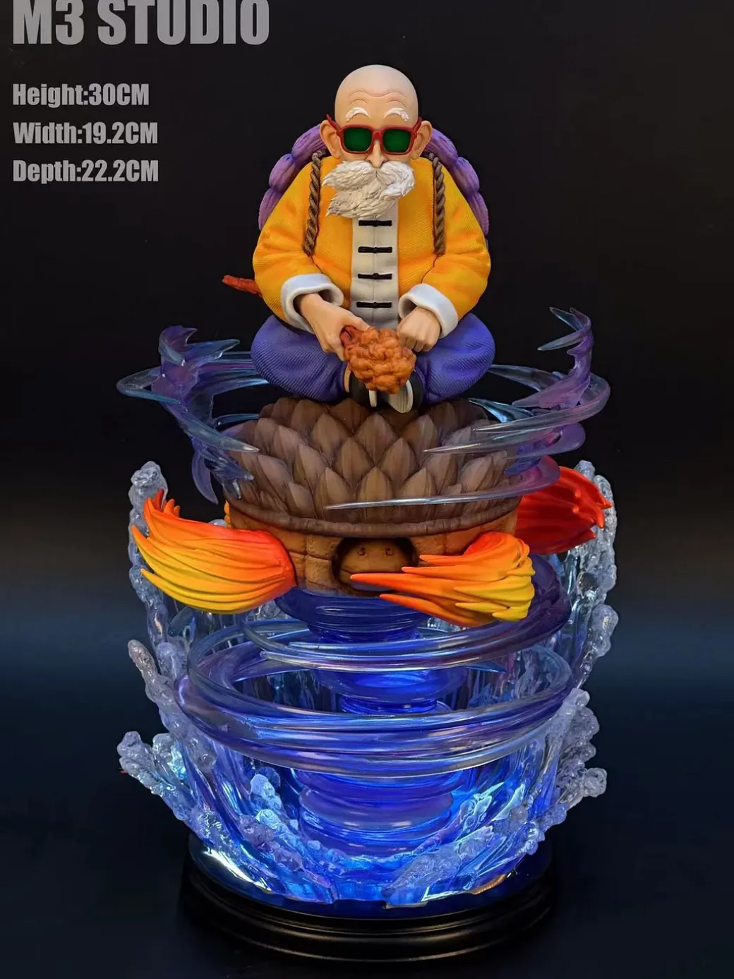 1/6 Scale Master Roshi & Turtle - Dragon Ball Resin Statue - M3 Studios