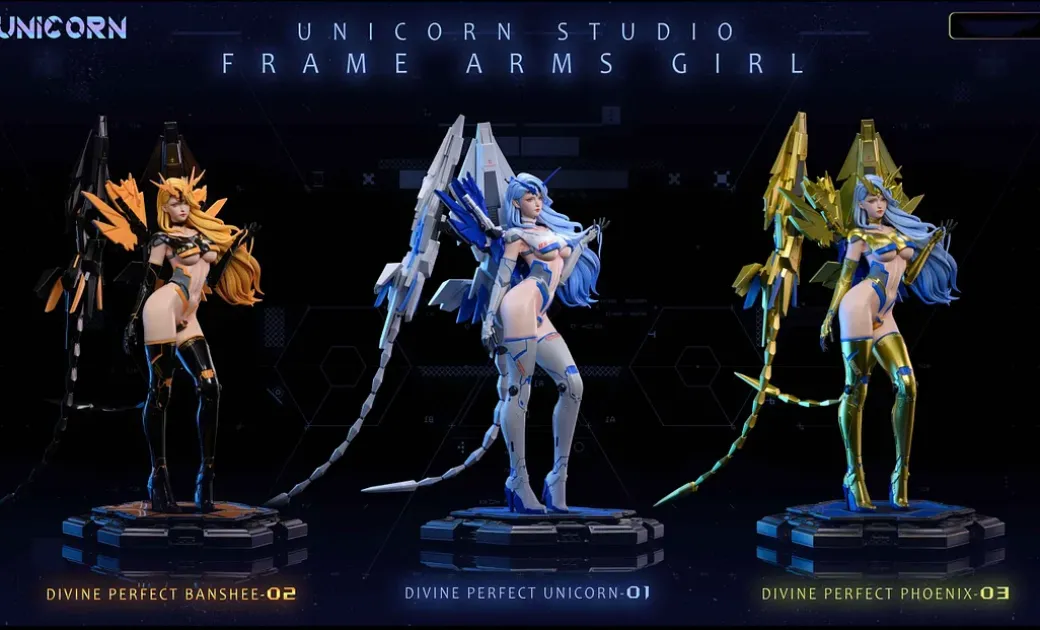 1/6 Scale Mecha Girl 1.0 - Original Design Resin Statue - Unicorn Studios
