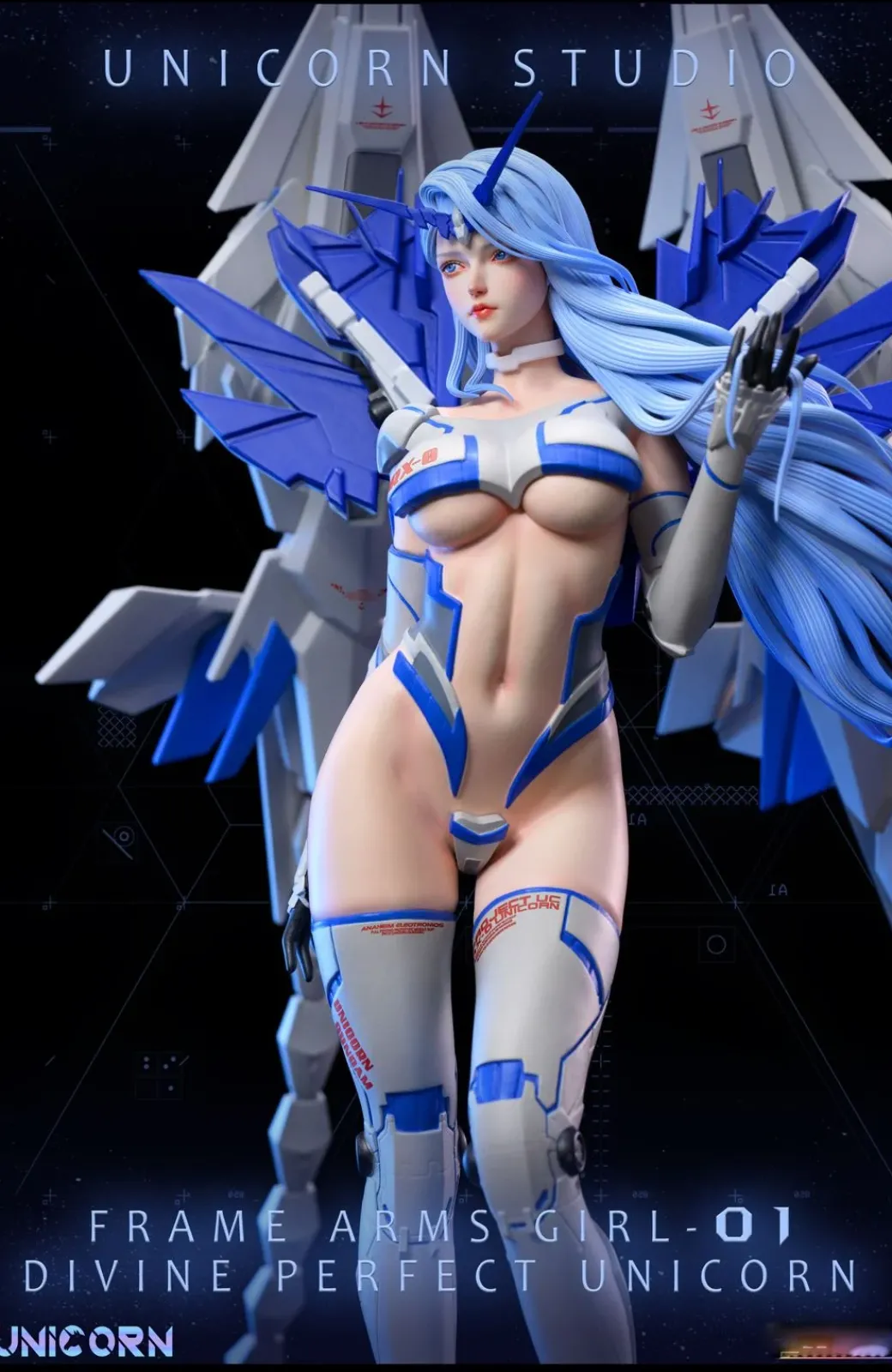 1/6 Scale Mecha Girl 1.0 - Original Design Resin Statue - Unicorn Studios