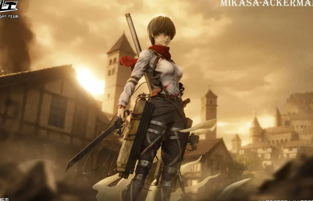 1/6 Scale Mikasa Ackerman - Attack On Titan Resin Statue - Light Team Studios