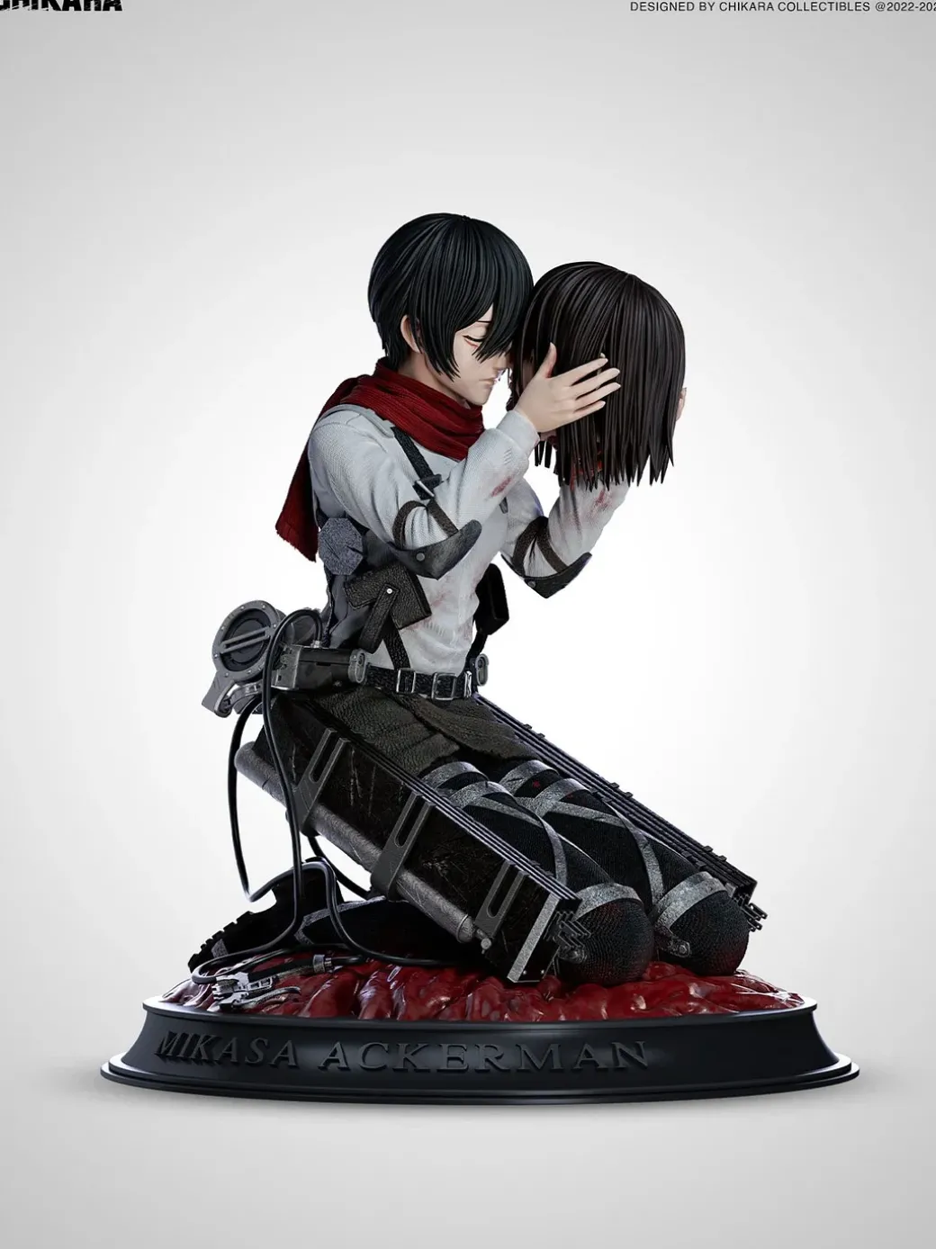 1/6 Scale Mikasa Ackerman Goodbye Eren Jaeger - Attack On Titan Resin Statue - CHIKARA Studios