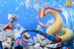 1/6 Scale Milotic vs Froslass - Pokemon Resin Statue - BK Studio