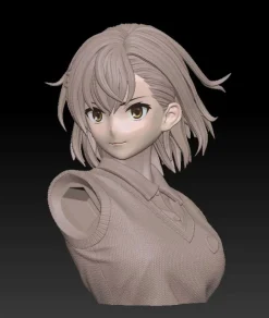 1/4 Scale Misaka Mikoto - A Certain Scientific Railgun Resin Statue - Beast Studio