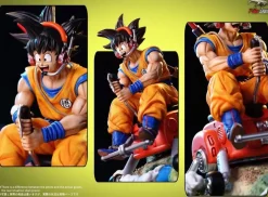 1/7 Scale Motorcycle Son Goku - Dragon Ball Resin Statue - T-Rex Studio