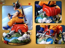 1/7 Scale Motorcycle Son Goku - Dragon Ball Resin Statue - T-Rex Studio