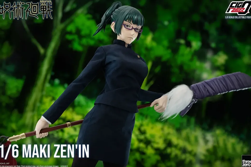 1/6 Scale Movable FigZero Series Maki Zenin - Jujutsu Kaisen Official Statue - THREEZERO