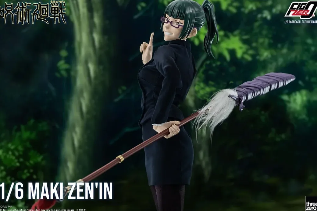 1/6 Scale Movable FigZero Series Maki Zenin - Jujutsu Kaisen Official Statue - THREEZERO