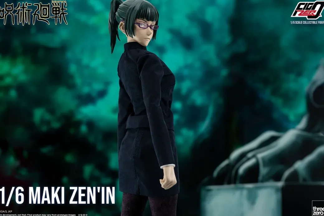 1/6 Scale Movable FigZero Series Maki Zenin - Jujutsu Kaisen Official Statue - THREEZERO