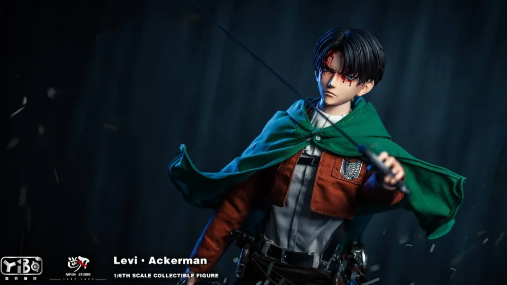 1/6 Scale Movable Levi Ackerman - Attack on Titan Resin Statue - YIBO TOYS Studio