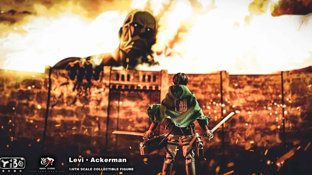 1/6 Scale Movable Levi Ackerman - Attack on Titan Resin Statue - YIBO TOYS Studio