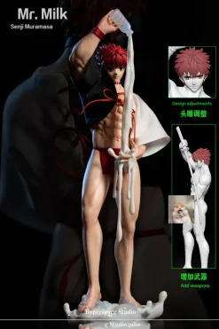 1/6 Scale Mr. Milk Satoru Gojo & Senji Muramasa - Jujutsu Kaisen Fate/Grand Order Resin Statue - Hyperspace Studios
