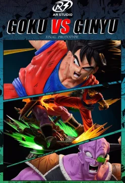 1/6 Scale Namek Series Son Goku VS Captain Ginyu with LED - Dragon Ball Resin Statue - AR Studios