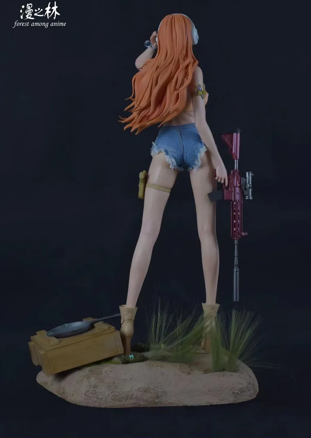1/4 Scale Nami with Assault Rifle - ONE PIECE Resin Statue - MZL Studios