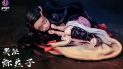 1/6 Scale Nezuko Fully Awakened Form & Crying Little Nezuko - Demon Slayer: Kimetsu no Yaiba Resin Statue - YOYO-Studios