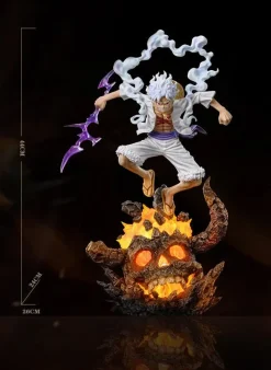 1/6 Scale Nika Luffy & Onigashima Roronoa Zoro - ONE PIECE Resin Statue - Black Gold Studios