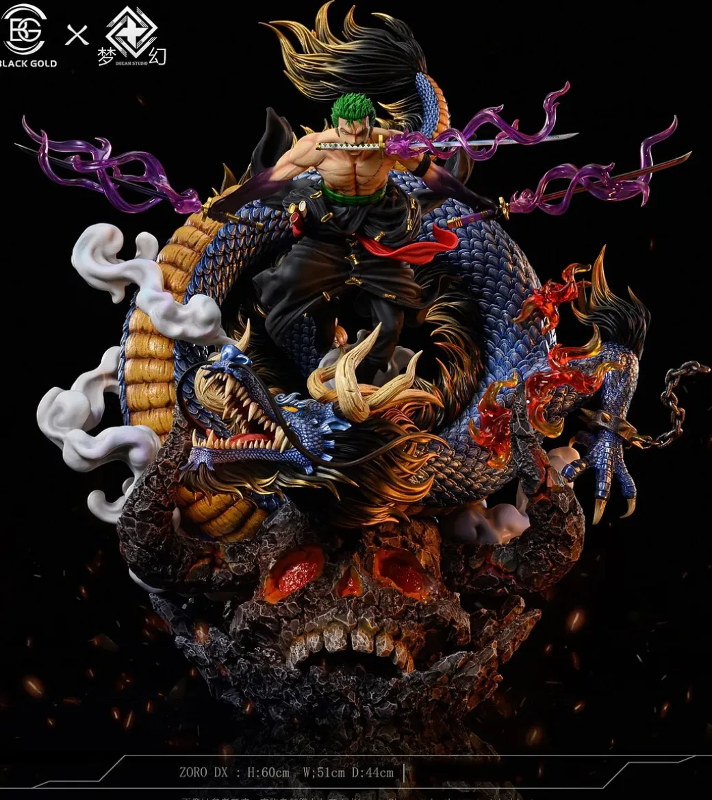 1/6 Scale Nika Luffy & Onigashima Roronoa Zoro - ONE PIECE Resin Statue - Black Gold Studios