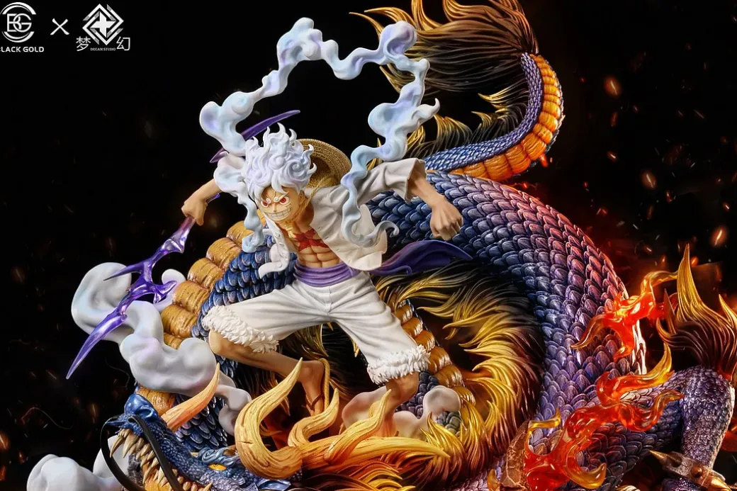 1/6 Scale Nika Luffy & Onigashima Roronoa Zoro - ONE PIECE Resin Statue - Black Gold Studios